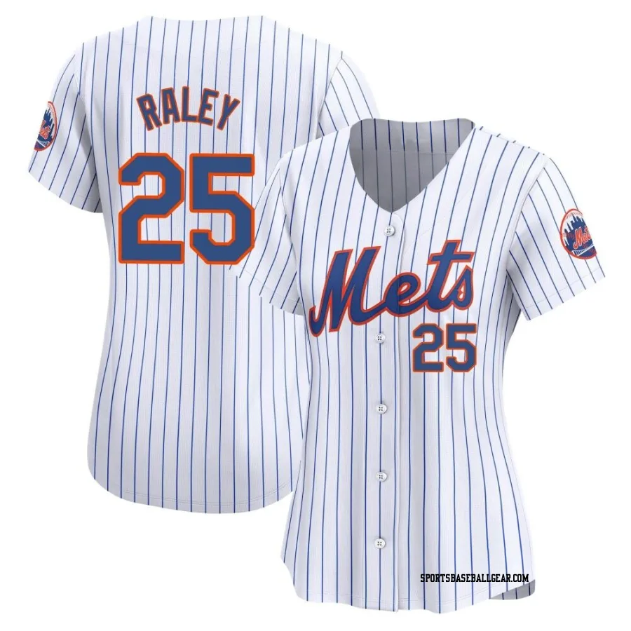 Brooks Raley Women's New York Mets White Limited Home Jersey