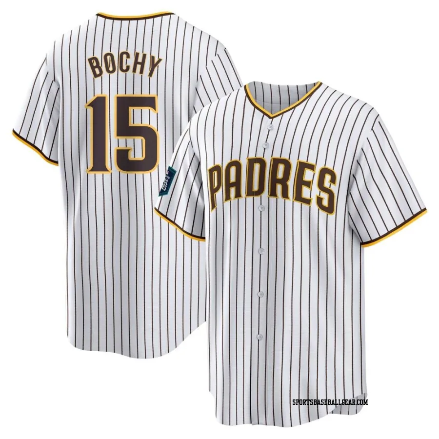 Bruce Bochy Youth San Diego Padres White Replica 2024 World Tour Seoul Series Home Jersey