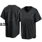 Bruce Maxwell Youth Oakland Athletics Black Replica Pitch Fashion Jersey