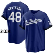 Brusdar Graterol Youth Los Angeles Dodgers Royal Replica 2021 City Connect Jersey