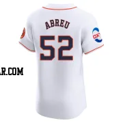 Bryan Abreu Men's Houston Astros White Elite Home Patch Jersey