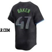 Bryan Baker Men's Tampa Bay Rays Charcoal Limited 2024 City Connect Jersey