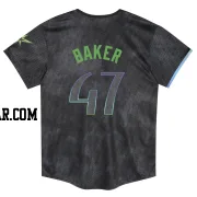 Bryan Baker Toddler Tampa Bay Rays Charcoal Limited 2024 City Connect Jersey