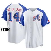 Bryan De La Cruz Men's Atlanta Braves White Replica 2023 City Connect Jersey