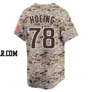 Bryan Hoeing Men's San Diego Padres Camo Limited 2nd Alternate Jersey