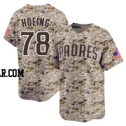 Bryan Hoeing Youth San Diego Padres Camo Limited 2nd Alternate Jersey