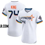 Bryan King Men's Houston Astros White Elite 2025 City Connect Jersey