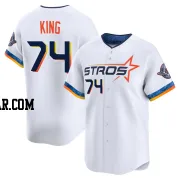 Bryan King Men's Houston Astros White Limited 2025 City Connect Jersey