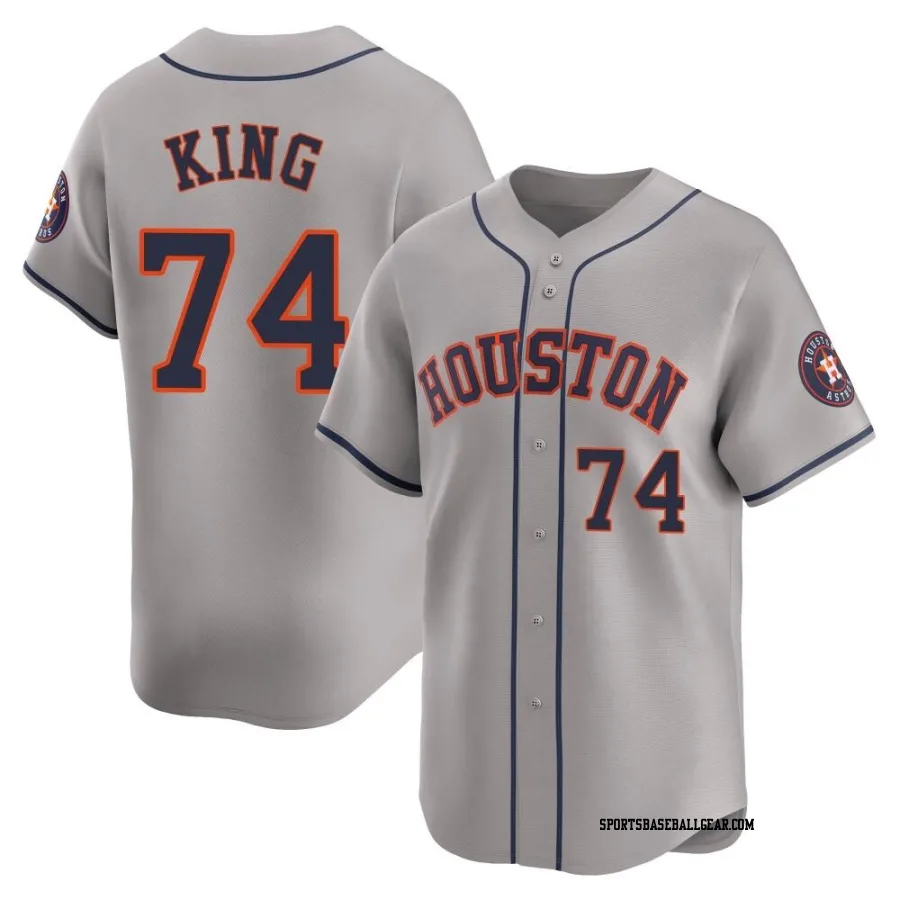 Bryan King Youth Houston Astros Gray Limited Away Jersey