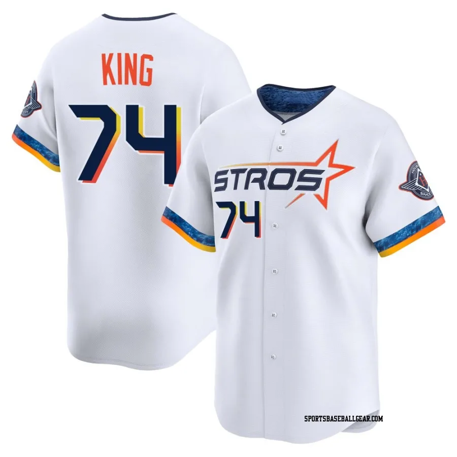 Bryan King Youth Houston Astros White Limited 2025 City Connect Jersey