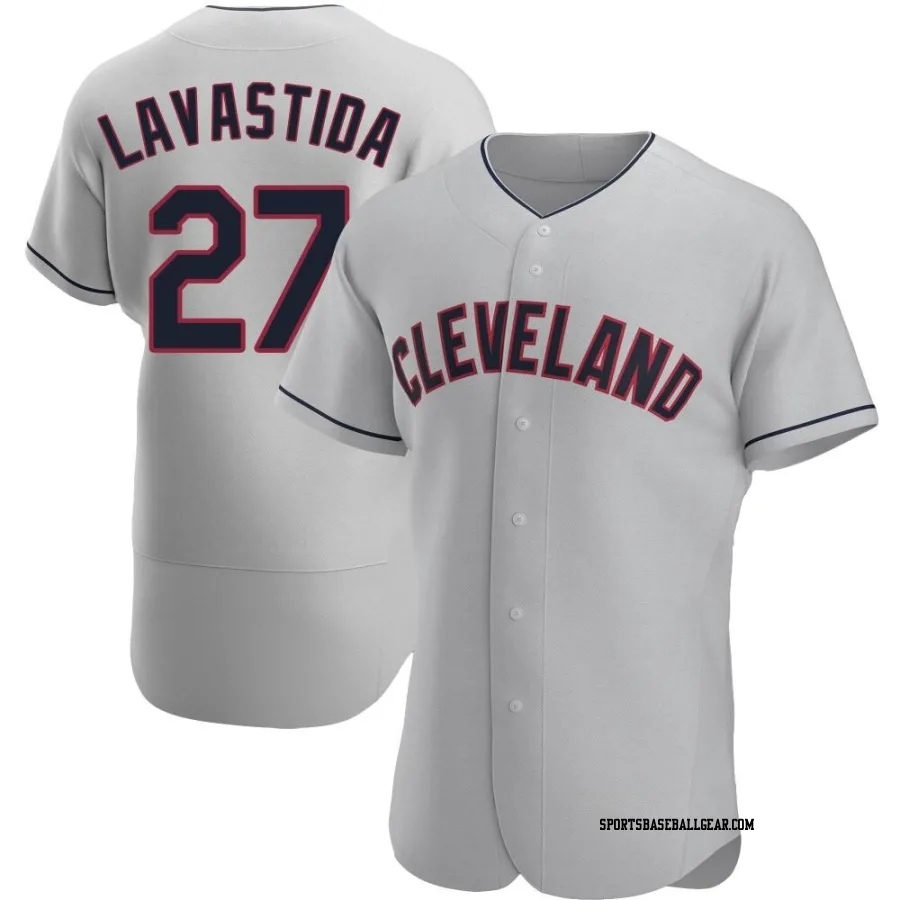 Bryan Lavastida Men's Cleveland Guardians Gray Authentic Road Jersey