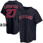 Bryan Lavastida Men's Cleveland Guardians Navy Replica Alternate Jersey