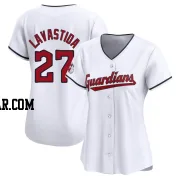 Bryan Lavastida Women's Cleveland Guardians White Limited Home Jersey