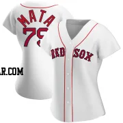 Bryan Mata Women's Boston Red Sox White Authentic Home Jersey