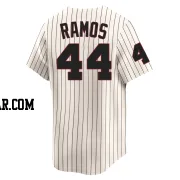 Bryan Ramos Men's Chicago White Sox Cream Limited Throwback Cooperstown Jersey