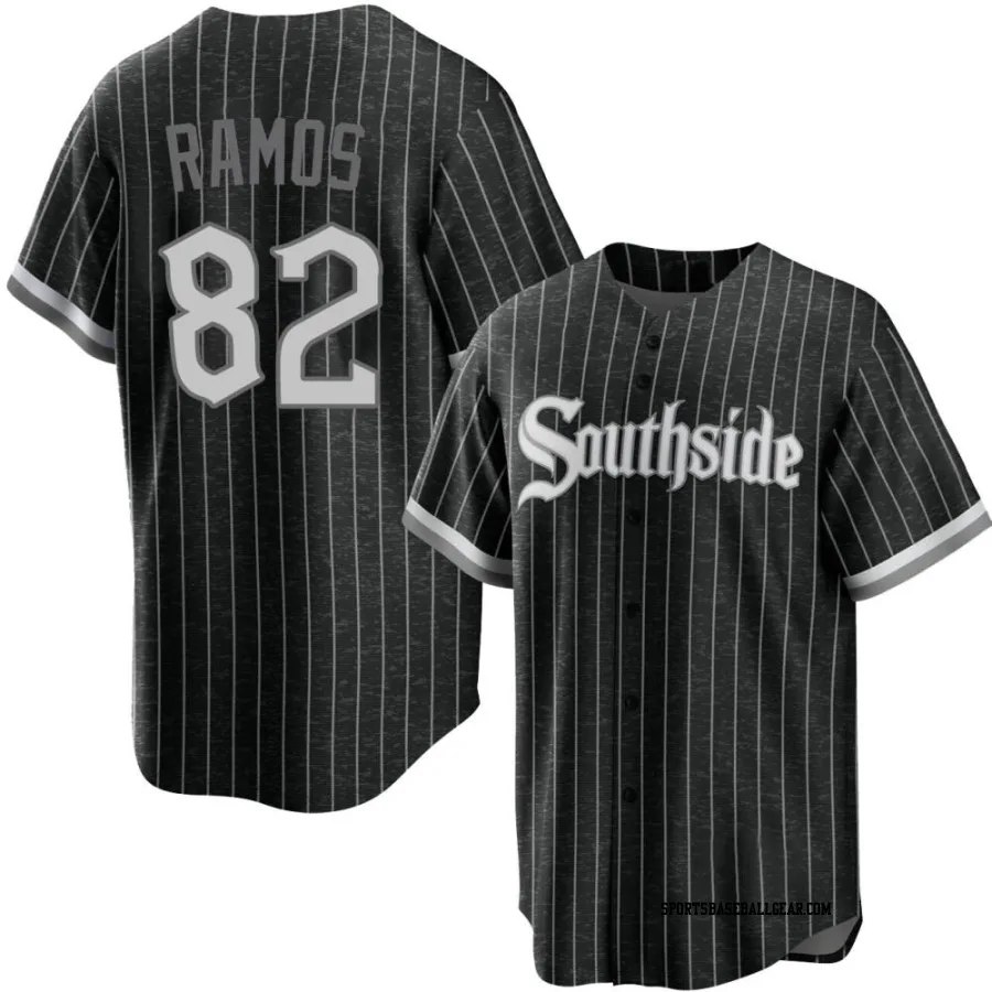 Bryan Ramos Youth Chicago White Sox Black Replica 2021 City Connect Jersey