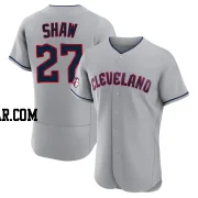 Bryan Shaw Men's Cleveland Guardians Gray Authentic Road Jersey