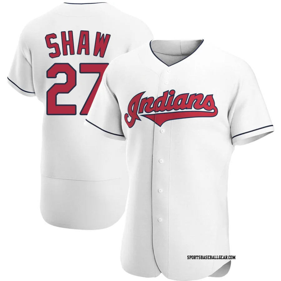 Bryan Shaw Men's Cleveland Guardians White Authentic Home Jersey
