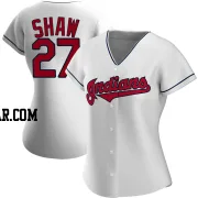 Bryan Shaw Women's Cleveland Guardians White Replica Home Jersey
