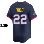 Bryan Woo Youth Seattle Mariners Navy Limited American League 2025 All-Star Edition Jersey