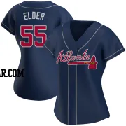 Bryce Elder Women's Atlanta Braves Navy Replica Alternate Jersey
