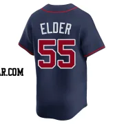 Bryce Elder Youth Atlanta Braves Navy Limited Alternate Jersey