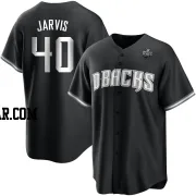 Bryce Jarvis Men's Arizona Diamondbacks White Replica Black 2023 World Series Jersey