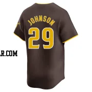 Bryce Johnson Men's San Diego Padres Brown Limited Away Jersey