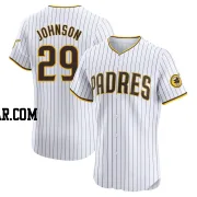 Bryce Johnson Men's San Diego Padres White Elite Home Jersey