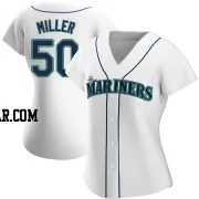 Bryce Miller Women's Seattle Mariners White Replica Home Jersey