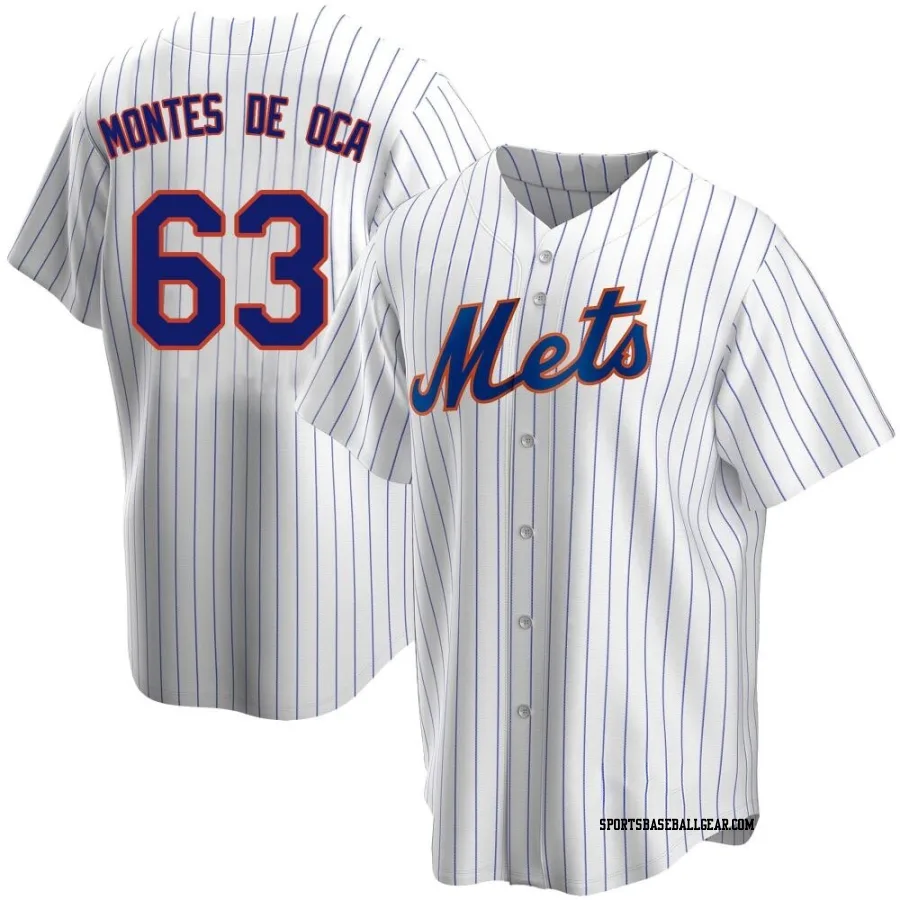 Bryce Montes de Oca Youth New York Mets White Replica Home Jersey