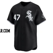 Bryse Wilson Men's Chicago White Sox Black Limited Alternate Jersey