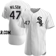 Bryse Wilson Men's Chicago White Sox White Authentic Home Jersey