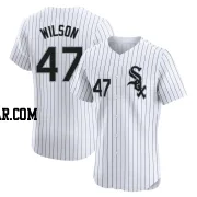Bryse Wilson Men's Chicago White Sox White Elite Home Jersey