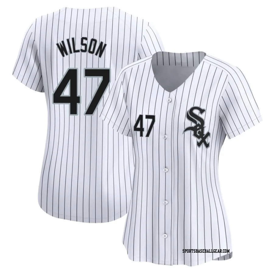 Bryse Wilson Women's Chicago White Sox White Limited Home Jersey