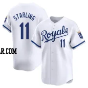 Bubba Starling Youth Kansas City Royals White Limited Home Jersey