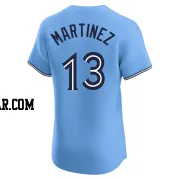 Buck Martinez Men's Toronto Blue Jays Blue Elite Powder Alternate Jersey