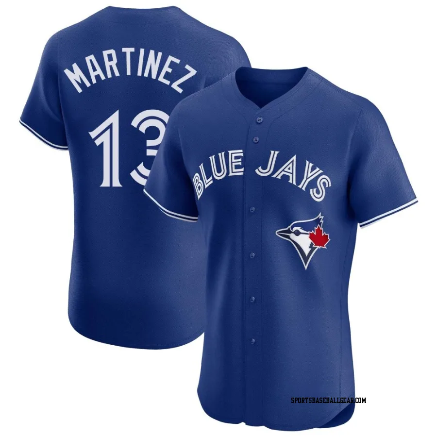 Buck Martinez Men's Toronto Blue Jays Royal Elite Alternate Jersey