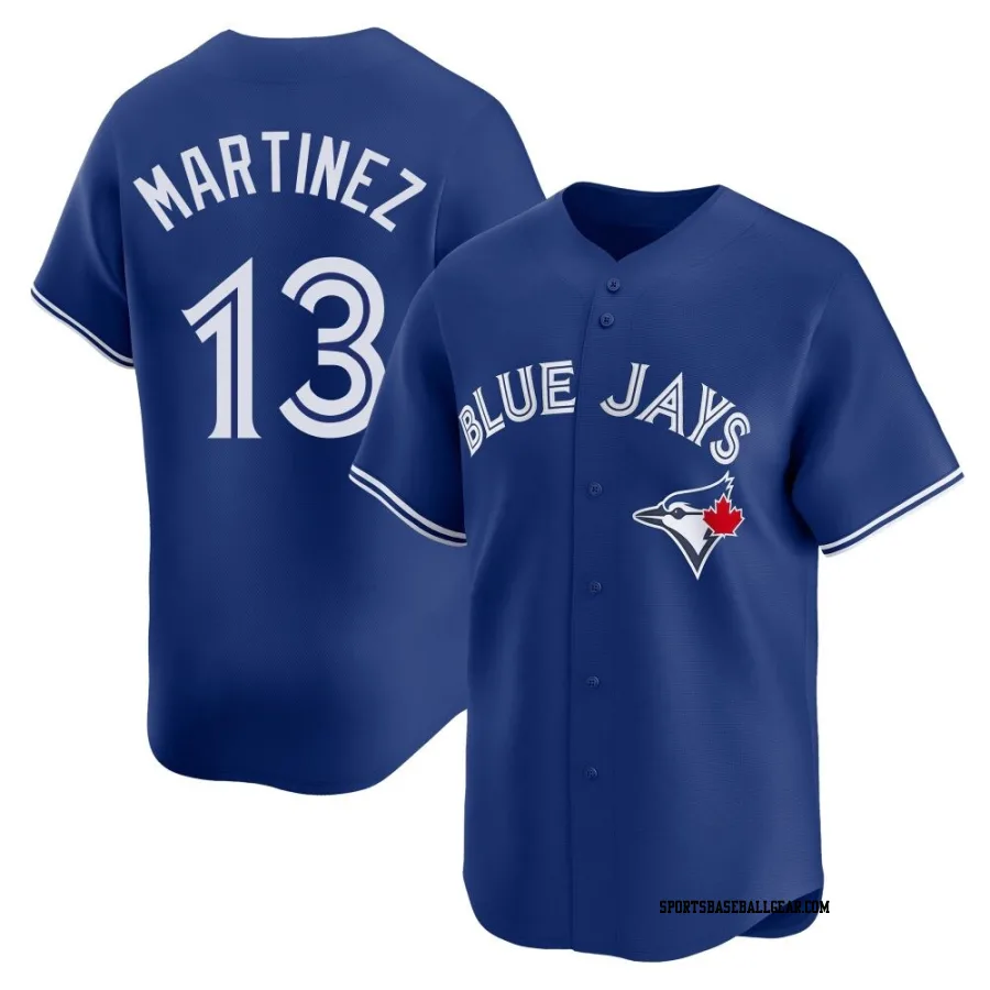 Buck Martinez Men's Toronto Blue Jays Royal Limited Alternate Jersey