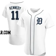 Buddy Kennedy Men's Detroit Tigers White Authentic Home Jersey