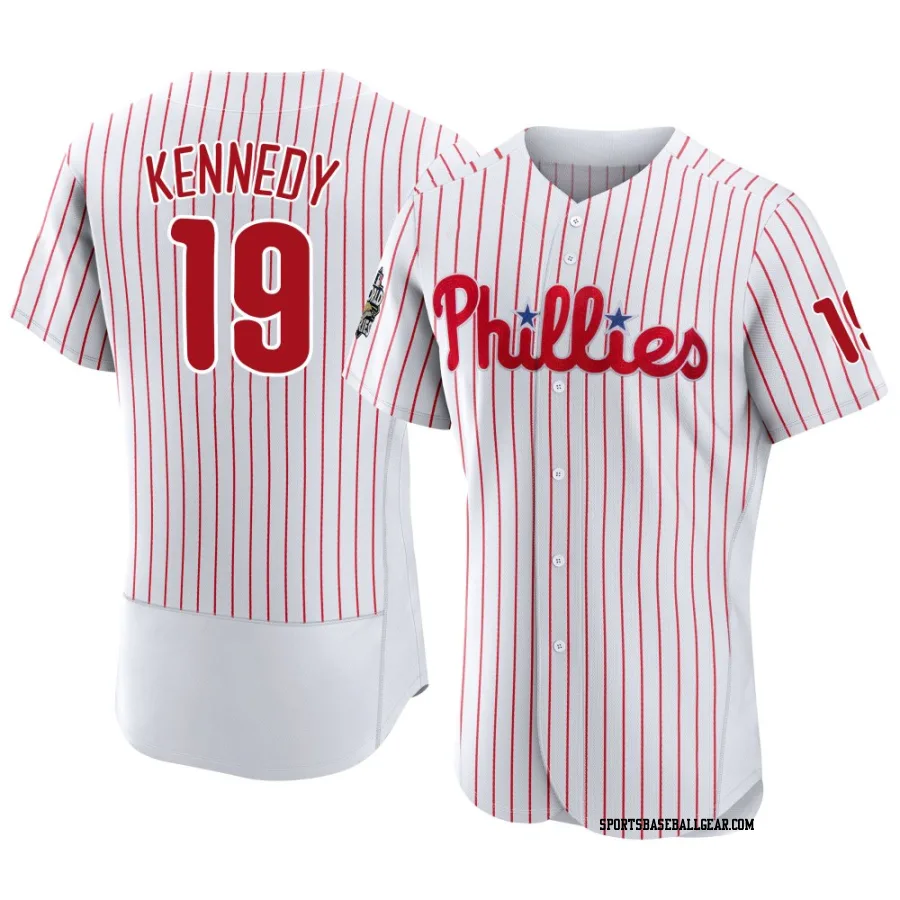 Buddy Kennedy Men's Philadelphia Phillies White Authentic 2022 World Series Home Jersey