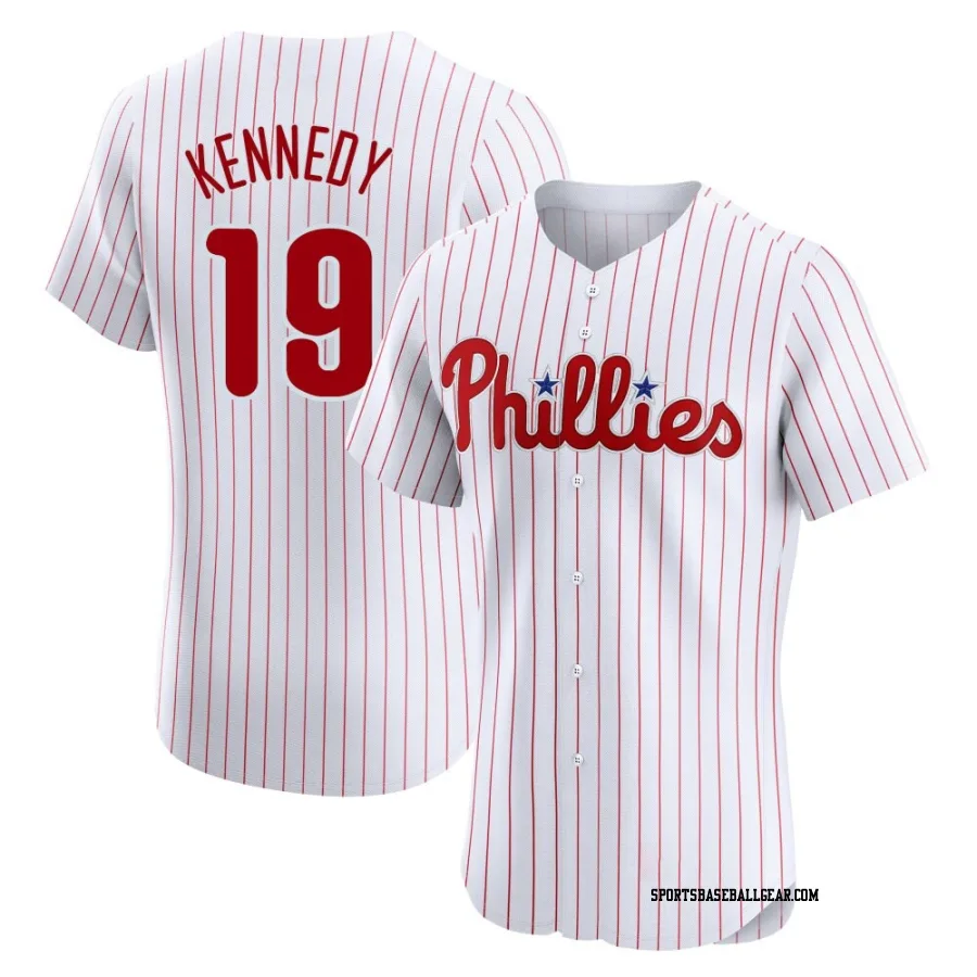 Buddy Kennedy Men's Philadelphia Phillies White Elite Home Jersey