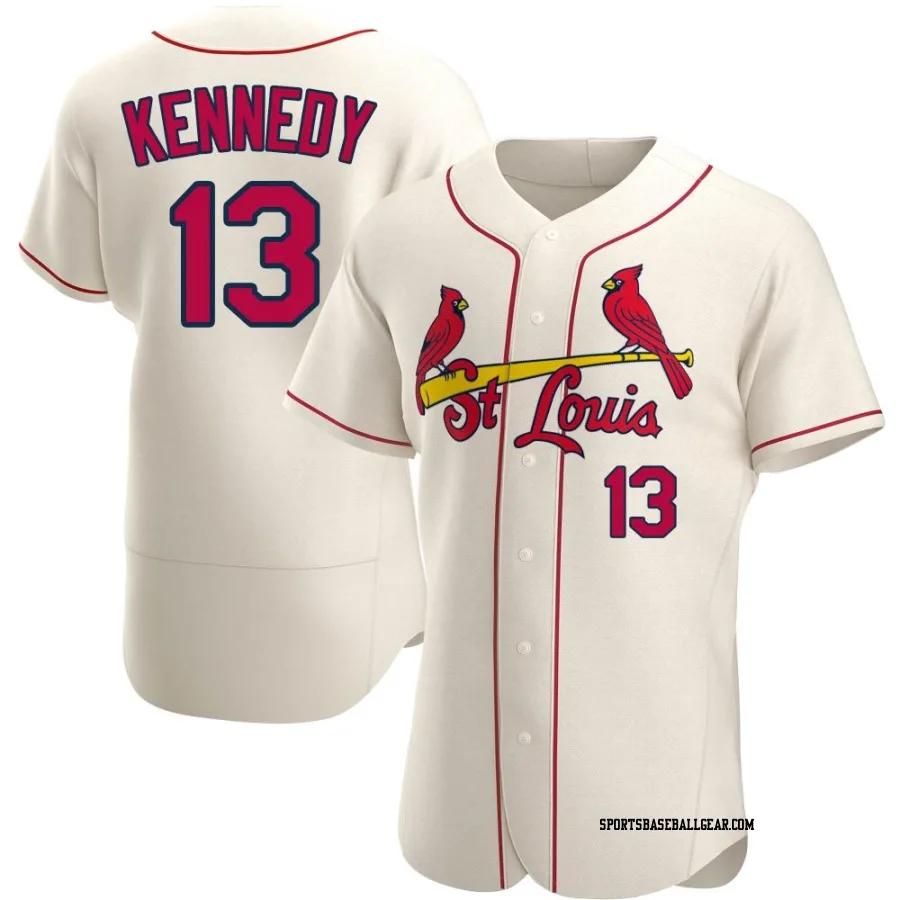 Buddy Kennedy Men's St. Louis Cardinals Cream Authentic Alternate Jersey