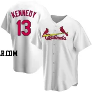 Buddy Kennedy Men's St. Louis Cardinals White Replica Home Jersey