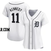 Buddy Kennedy Women's Detroit Tigers White Limited Home Jersey