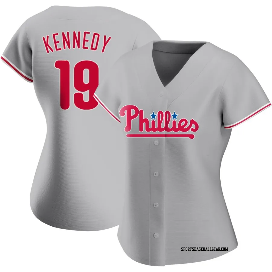 Buddy Kennedy Women's Philadelphia Phillies Gray Authentic Road Jersey