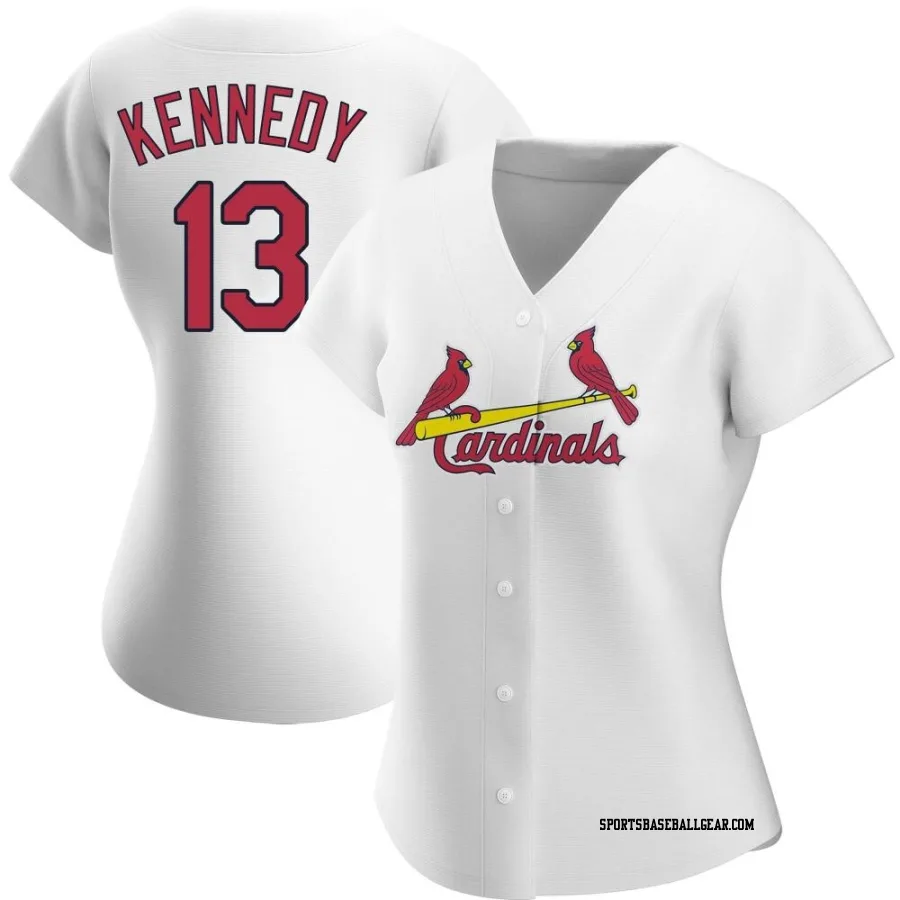 Buddy Kennedy Women's St. Louis Cardinals White Replica Home Jersey