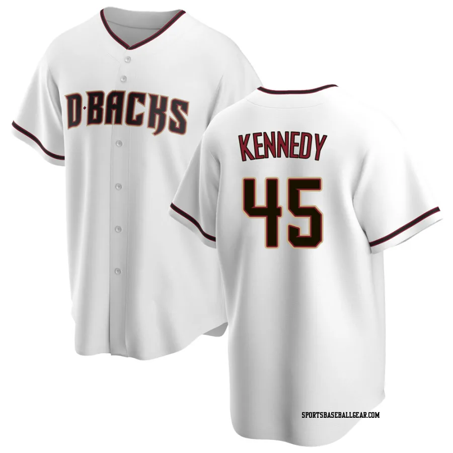 Buddy Kennedy Youth Arizona Diamondbacks White Replica Home Jersey