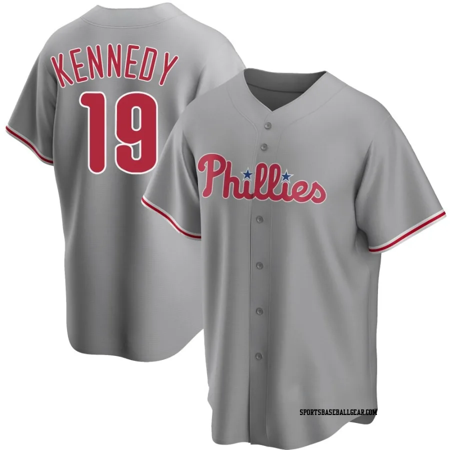 Buddy Kennedy Youth Philadelphia Phillies Gray Replica Road Jersey