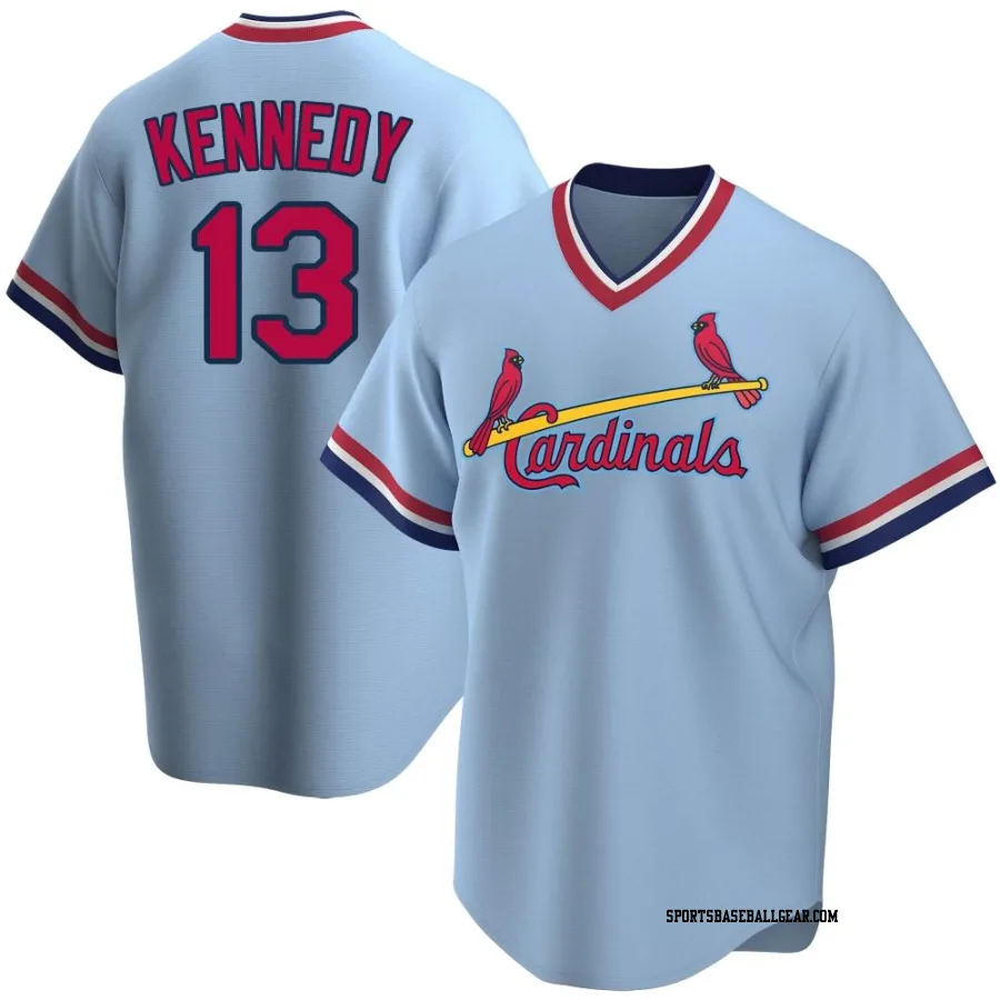 Buddy Kennedy Youth St. Louis Cardinals Light Blue Replica Road Cooperstown Collection Jersey